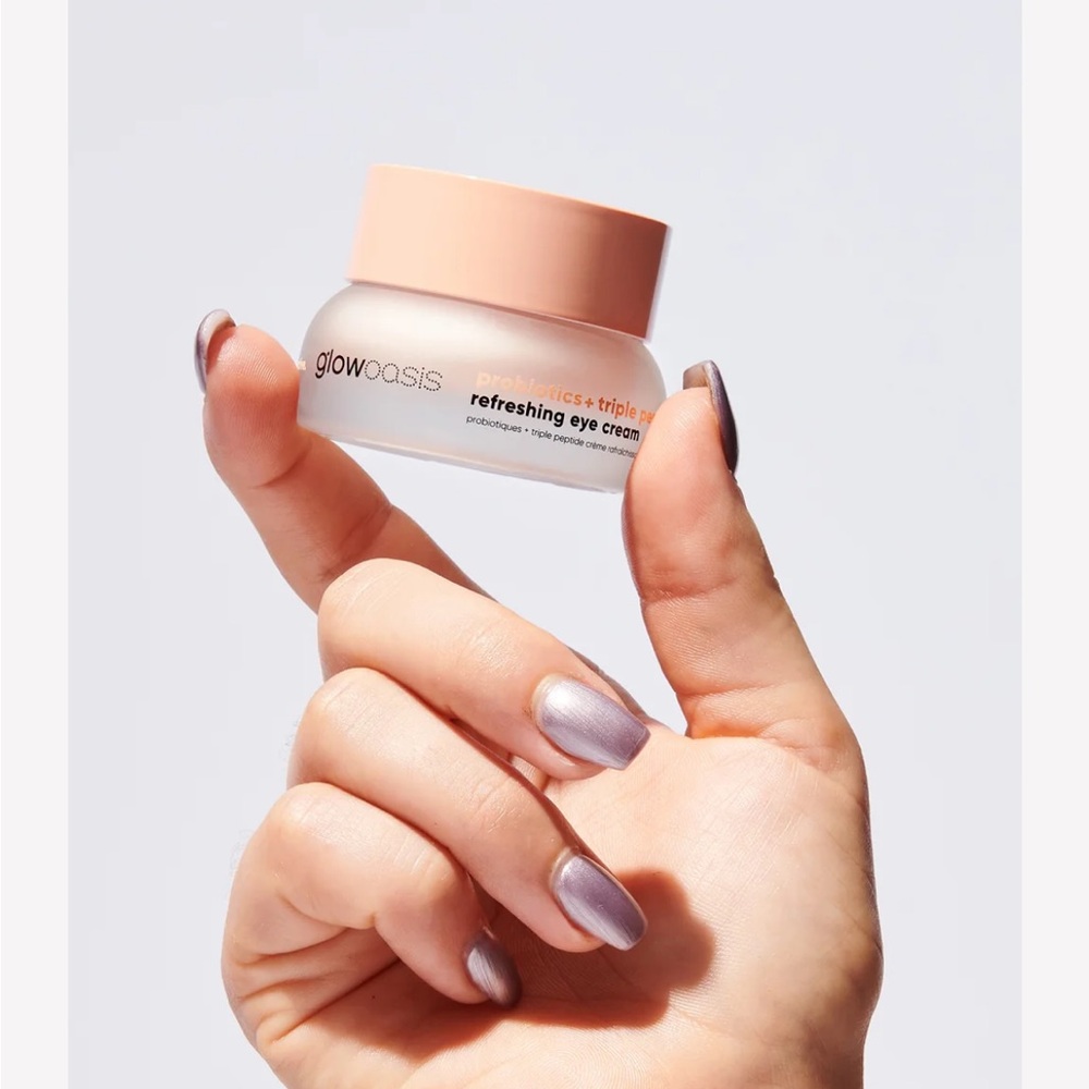 Glow Oasis probiotics + triple peptide refreshing eye cream 20ml
